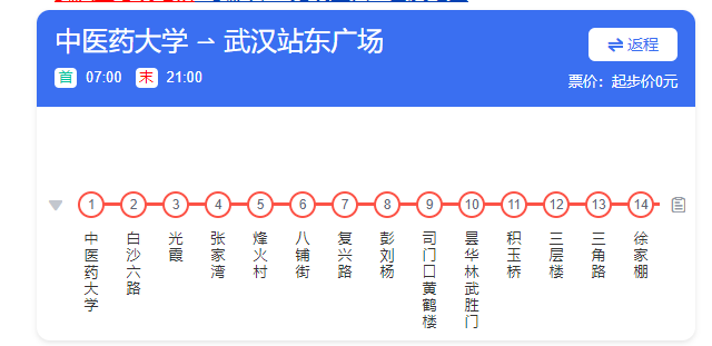  武汉地铁5号线全线地铁所有站站点