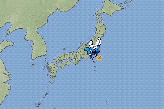 日本千叶县发生5.7级地震 震源深度80千米