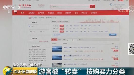 云南“低价游”套路深!游客被“转卖”按购买力分类